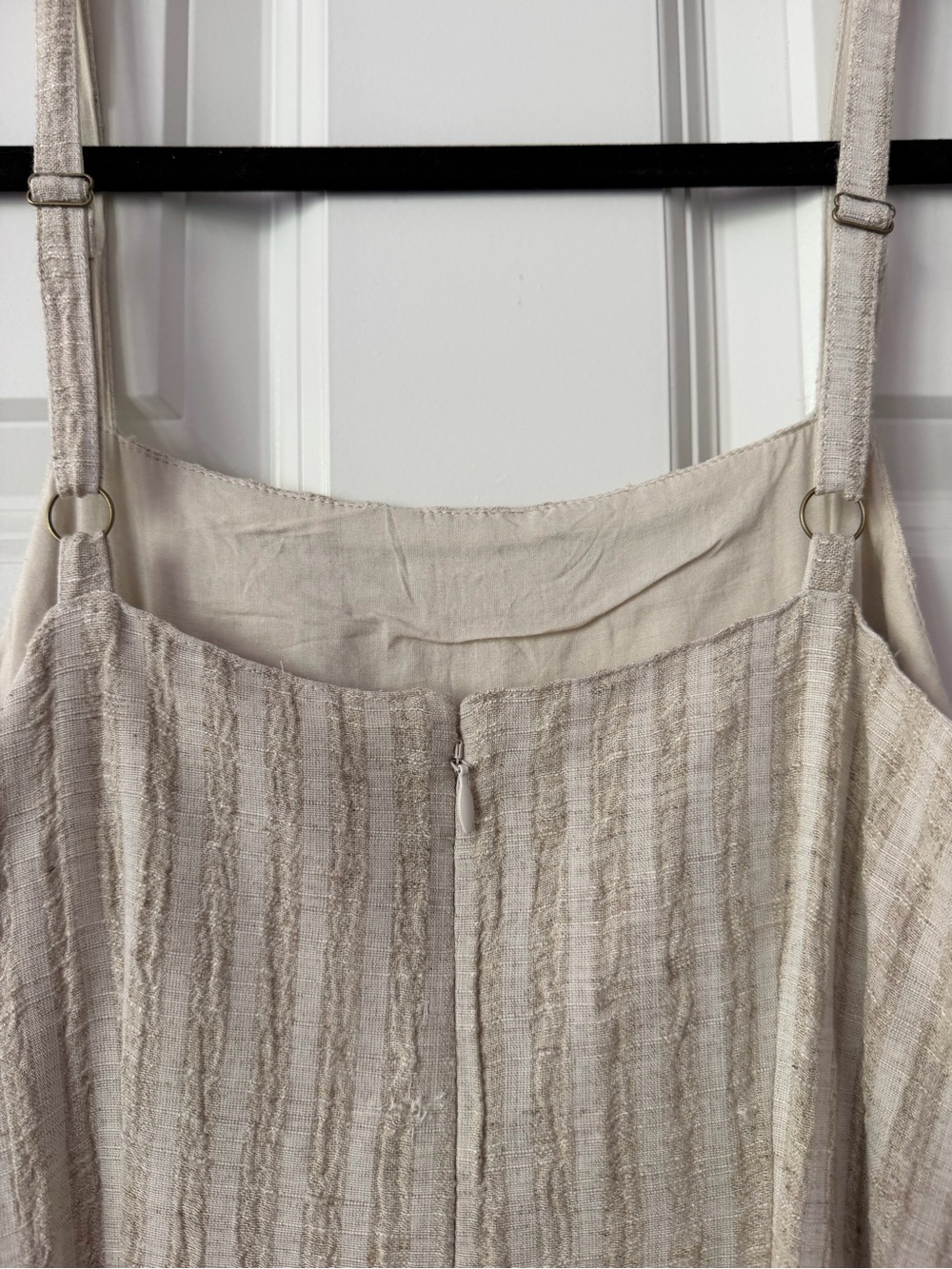 Nomad the Label Linen Blend Midi Dress Stripe - Picture 4 of 12